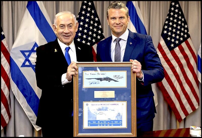 Click to enlarge Hegseth Netanyahu