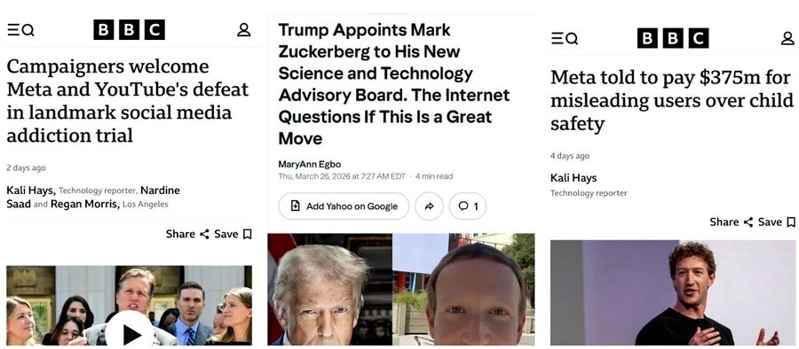 Click to enlarge bbc zuckerbergerg meta scandals