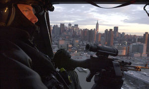 A US homeland security helicopter