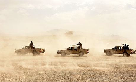 Click to enlarge Afghan National Army patrol