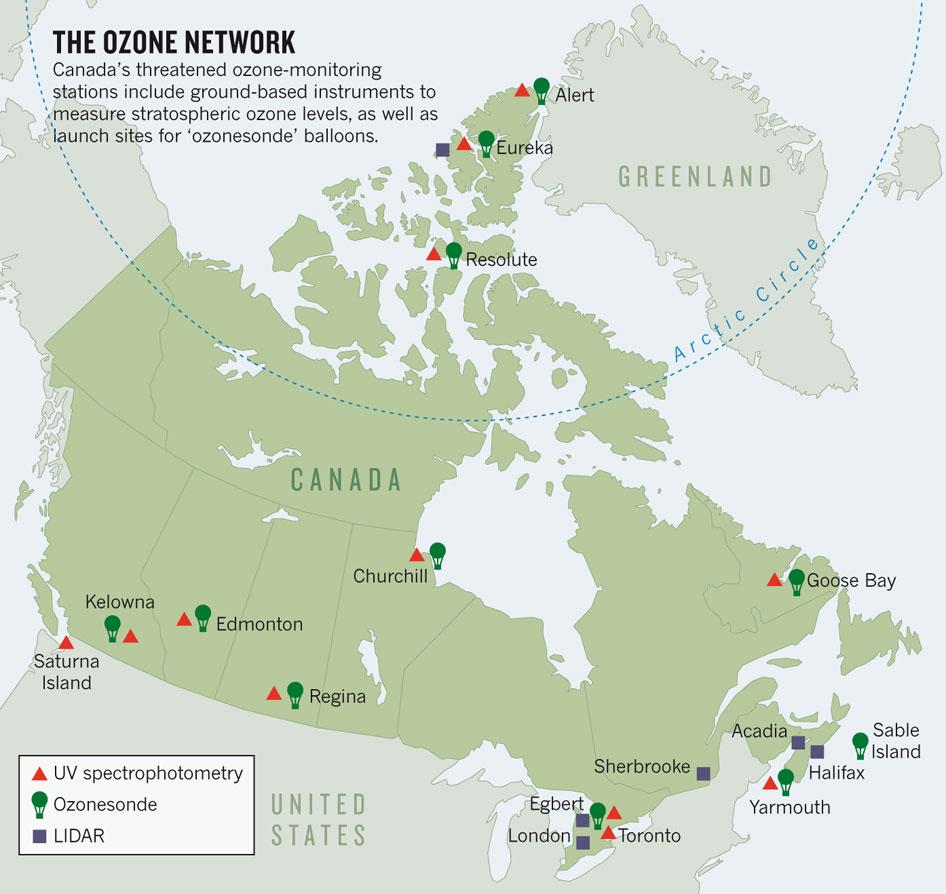 Click to enlarge Ozone Network