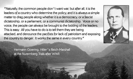 goering big lie 9/11