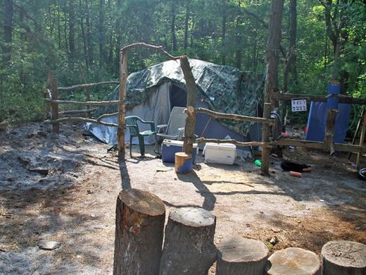 NJ homeless camp