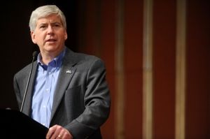 Governor Rick Snyder. 