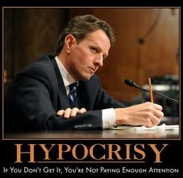 geithner hypocrisy