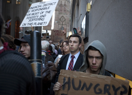 Click to enlarge wallstreet, protest