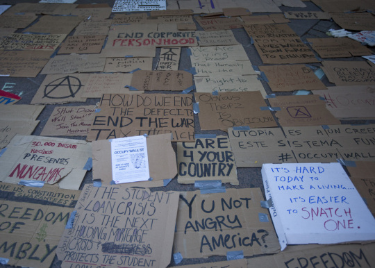 Click to enlarge wallstreet, protest