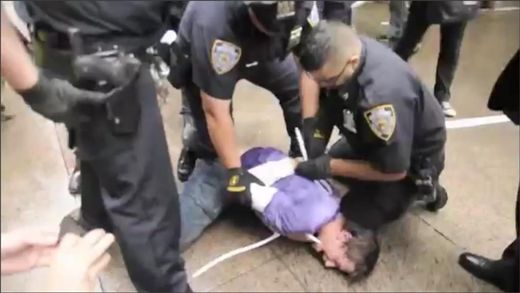 Arrest at Zuccotti Park