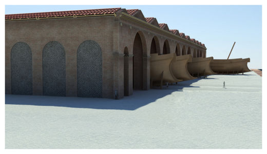 Click to enlarge Roman Shipyard