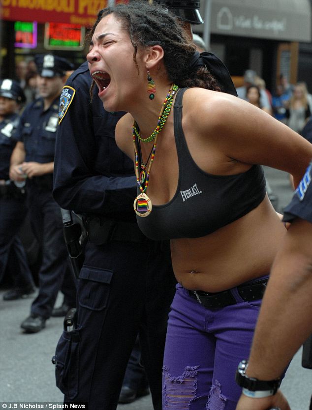 Click to enlarge wallstreet, protest