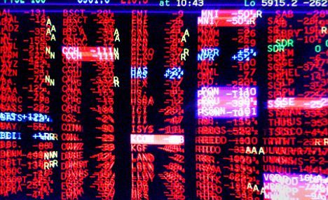 stock market graphic