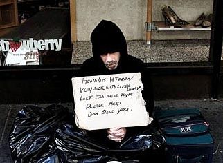 Click to enlarge homeless veteran
