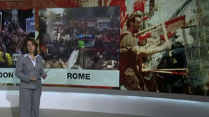 day of rage, rome,occupy wallstreet