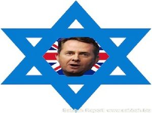 Liam Fox Israeli flag