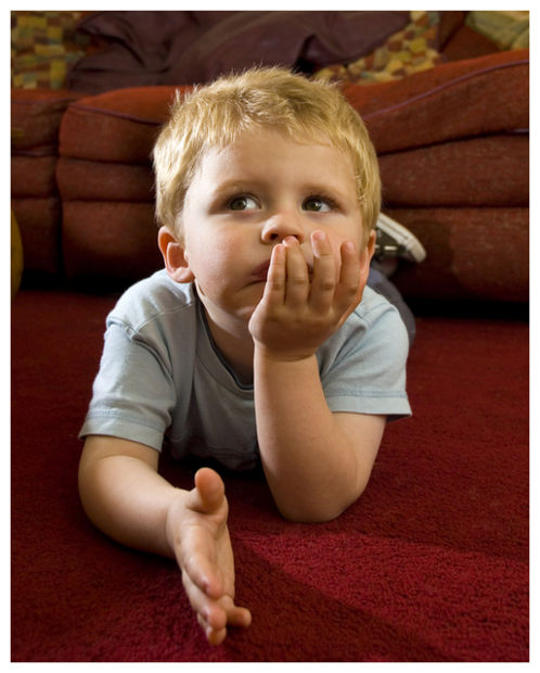 Click to enlarge Child on Floor