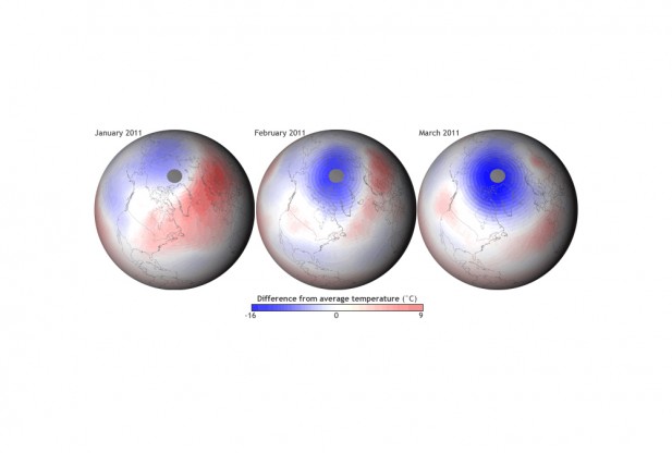 Click to enlarge Arctic Ozone Hole