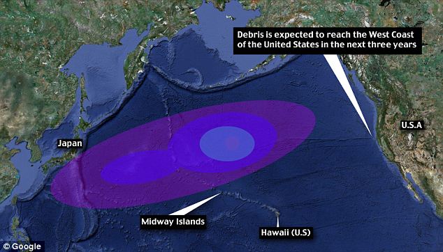 Click to enlarge Debris wave