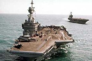 French warships