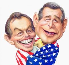 Click to enlarge Bush Blair