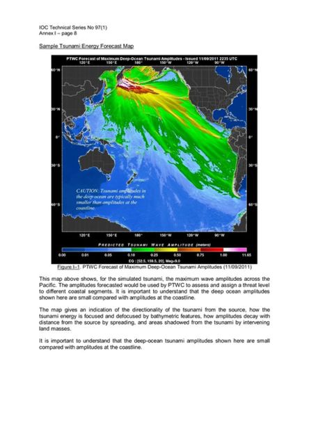 Predicted Tsunami