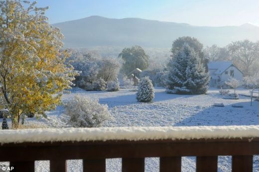 vemont snow morning