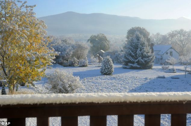 vemont snow morning