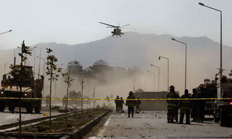 Nato helicopter in Afghanistan