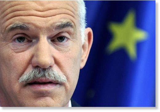 Click to enlarge George Papandreou