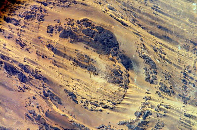 Click to enlarge Aorounga Impact Crater