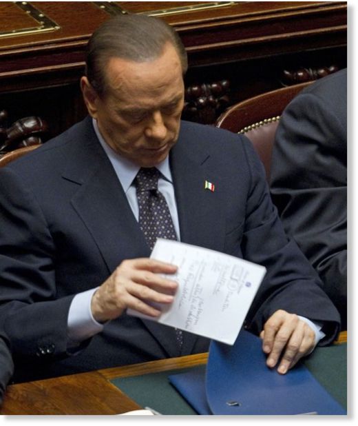 Click to enlarge Silvio Berlusconi