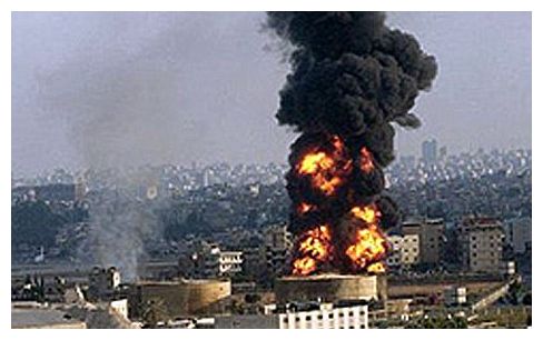 Click to enlarge Ammo Dump Explosion