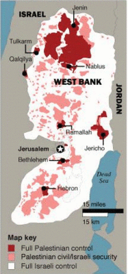 Israel control of Palestine