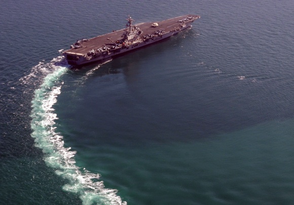 Click to enlarge flight carrier, george h.w. bish