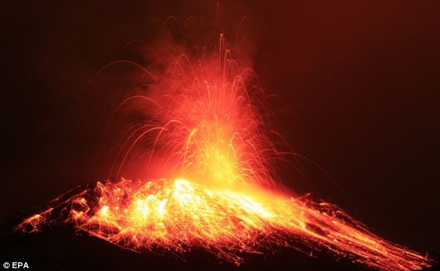 Tungurahua erruption