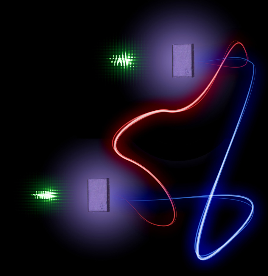 Entangled Diamonds