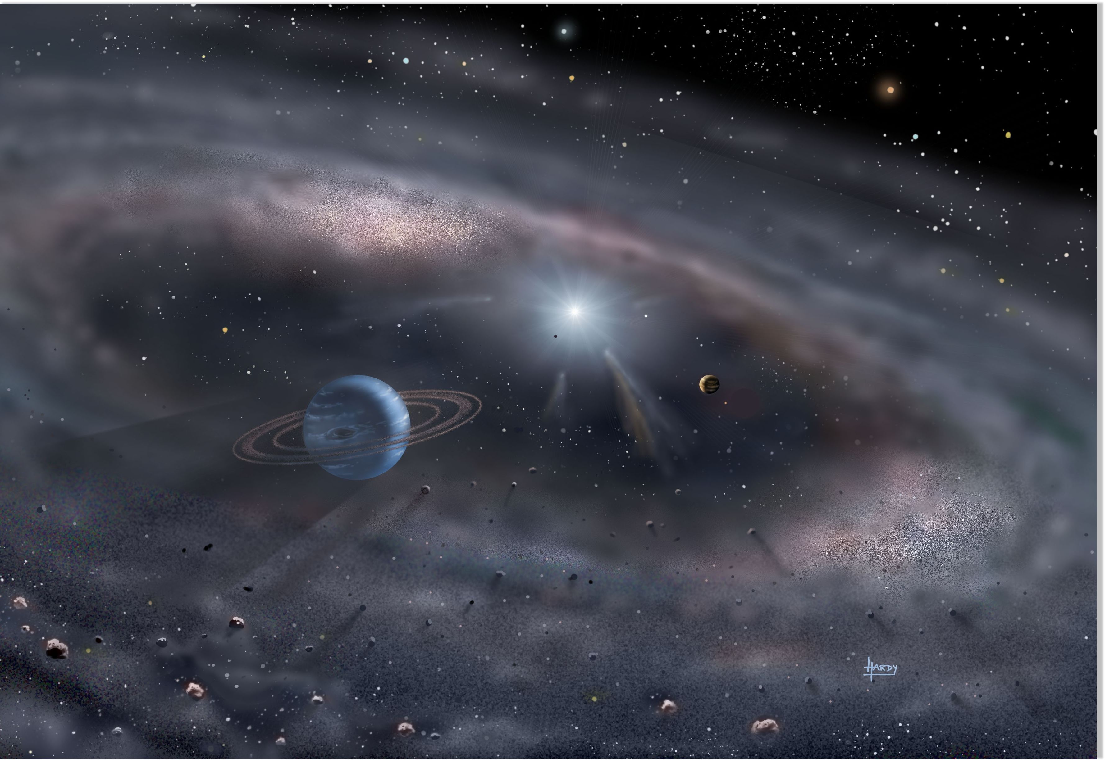 Этапы жизни планеты. Планеты пояса Койпера. Пояс Койпера это в астрономии. Космос пояс Койпера. Галактика Койпера.