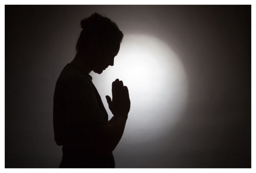 Click to enlarge Praying Woman