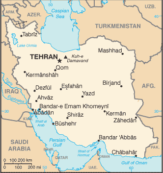 Iran map