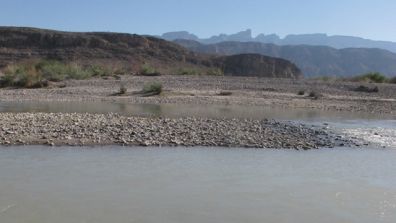 Oct. 31, 2011: The Rio Grande river flows past Big Bend National Park, Texas.