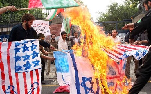 burning flags