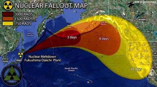 fukushima fallout map