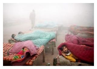 Click to enlarge Cold Wave in UP, India