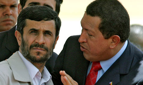 Click to enlarge Hugo Chávez with Ahmadinejad