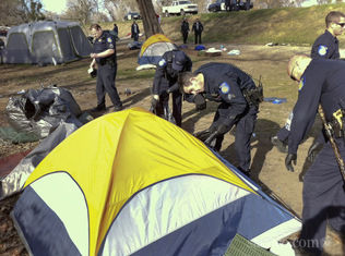 Sacramento police evictions