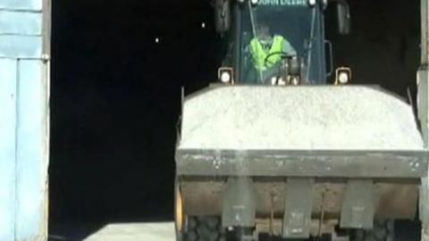 A lack of snow in Iowa