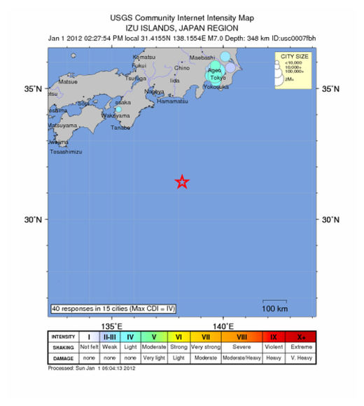 Click to enlarge Japan Quake_010112