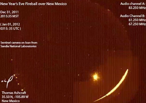 New Year's Fireball - 2012