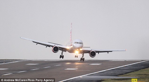 UK storm landing