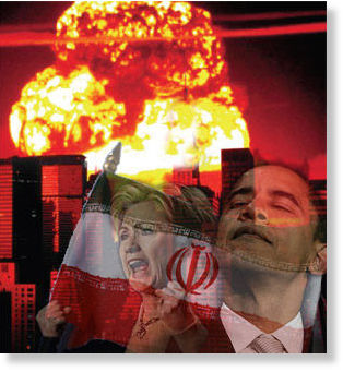 Click to enlarge Obama, Hilary Clinton