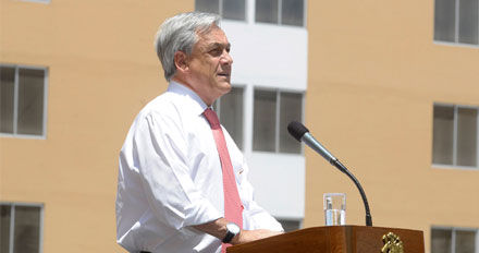 Click to enlarge President Sebastian Piñera